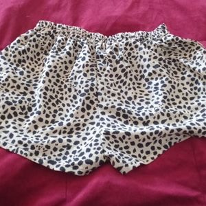 Leopard print shorts